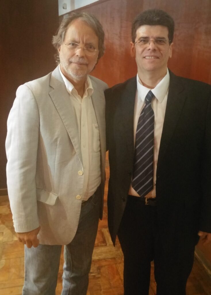 Os escritores Mia Couto e J.H.Martins em Moçambique (2016)